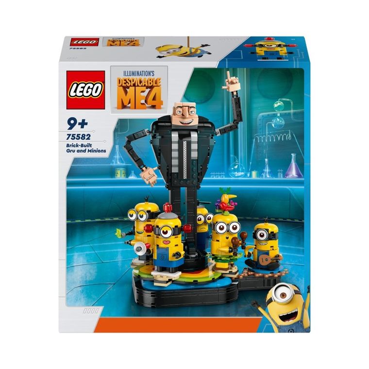LEGO Despicable Me 4, Gru i minionki z klocków, 75582