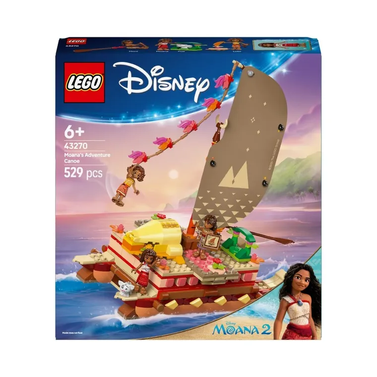 LEGO Disney Princess, Kajakowa przygoda Vaiany, 43270