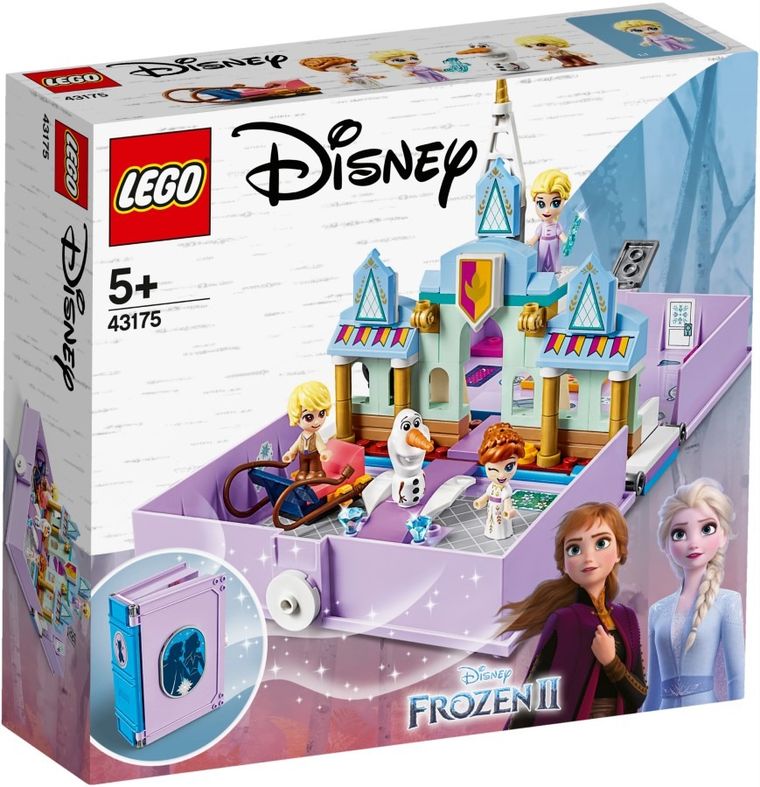 LEGO Disney Princess, Książka z przygodami Anny i Elsy, 43175