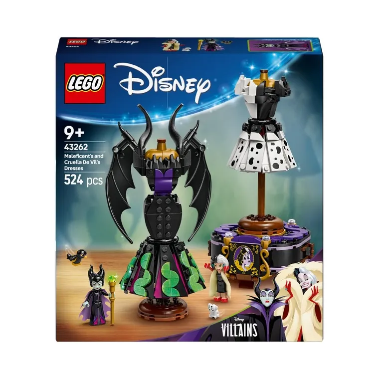 LEGO Disney, Suknie Diaboliny i Cruelli De Mon, 43262