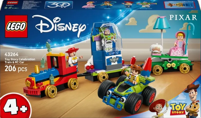 LEGO Disney, Toy Story - Okolicznościowy pociąg i Pan Sterowany, 43264