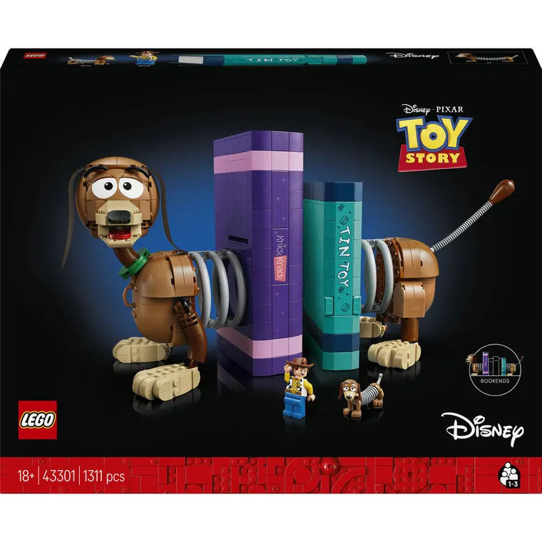 LEGO Disney, Toy Story Cienki - podpórki pod książki, 43301