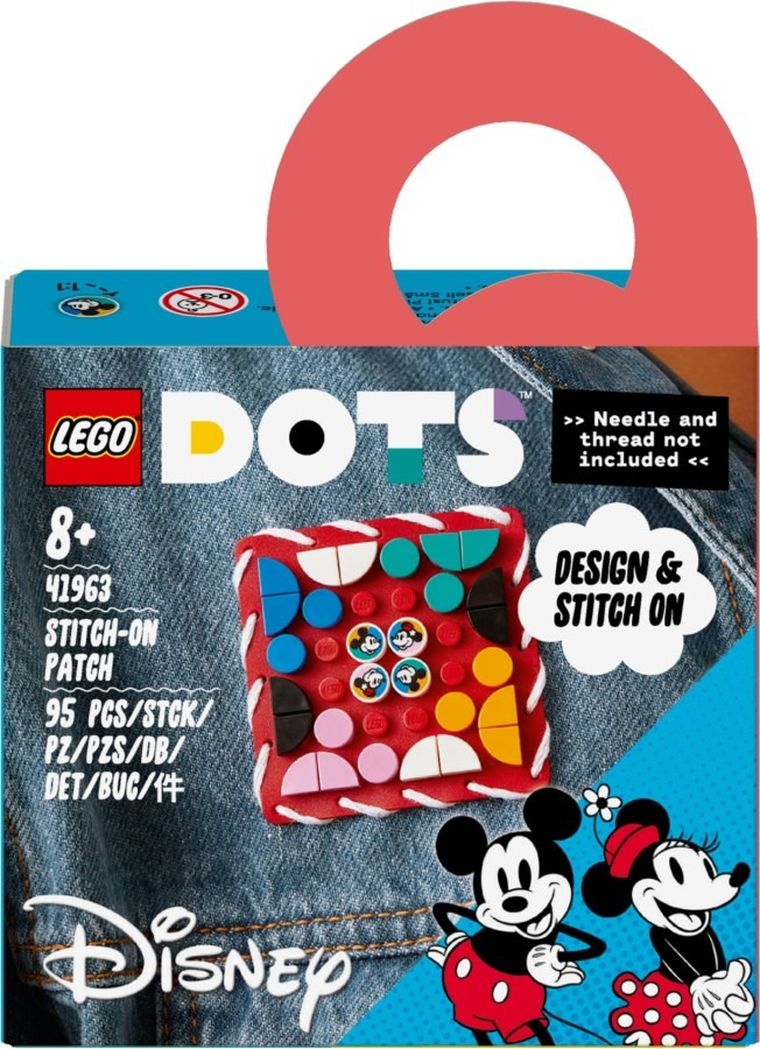 LEGO DOTS, Myszka Miki i Myszka Minnie - naszywka, 41963