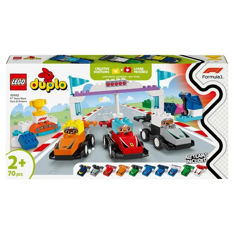 LEGO DUPLO, Bolidy i kierowcy F1, 10445