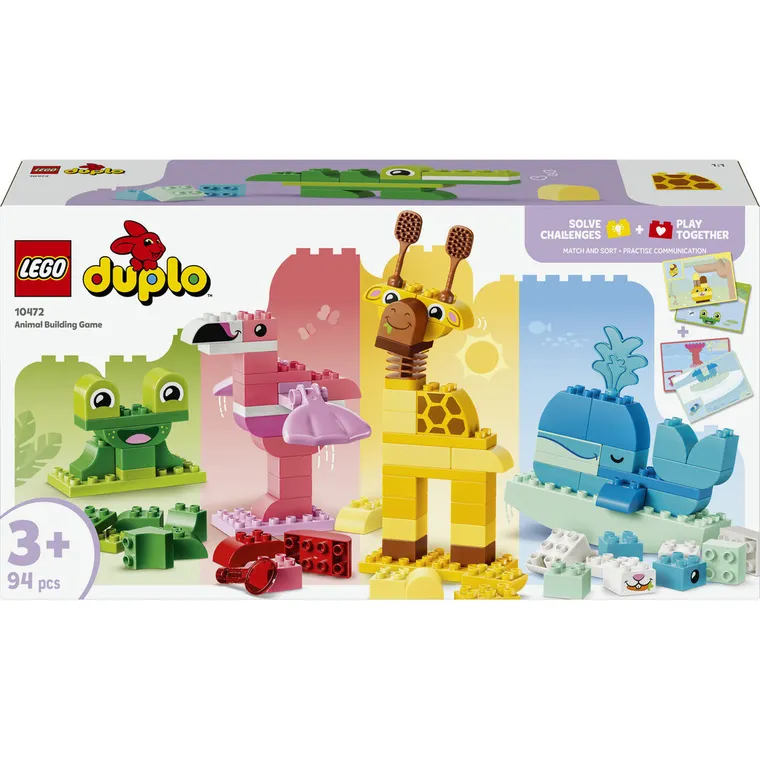LEGO DUPLO, Gra w budowanie zwierzątek, 10472