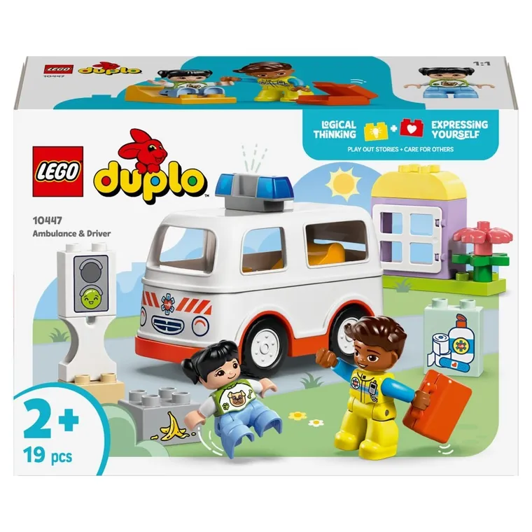 LEGO DUPLO, Karetka z kierowcą, 10447