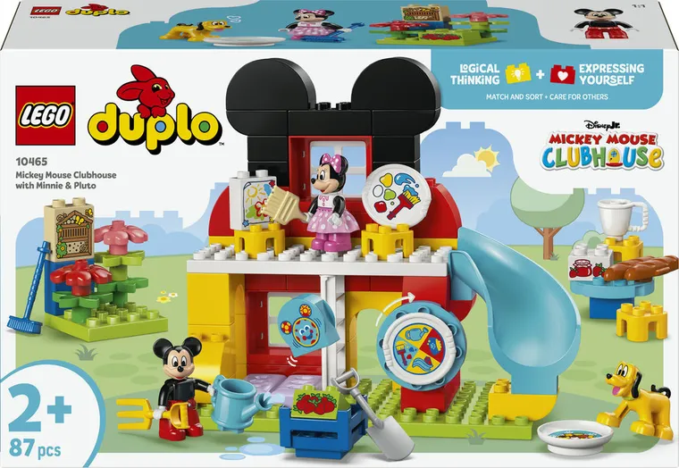 LEGO DUPLO, Klub Myszki Miki z Minnie i Pluto, 10465