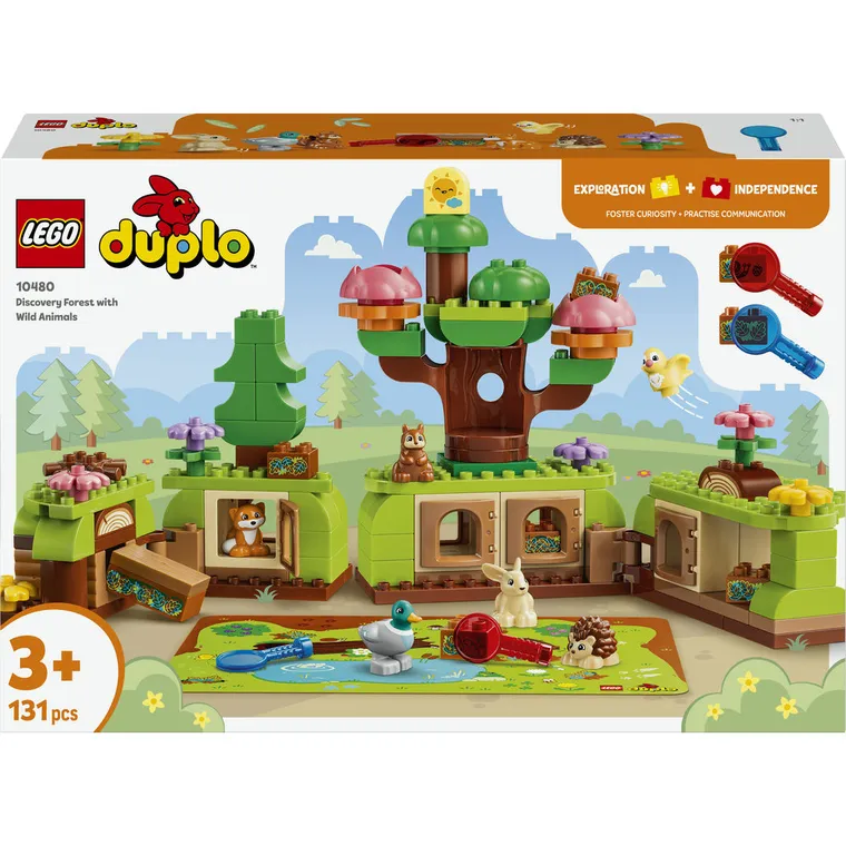 LEGO DUPLO, Las odkrywców z dzikimi zwierzętami, 10480