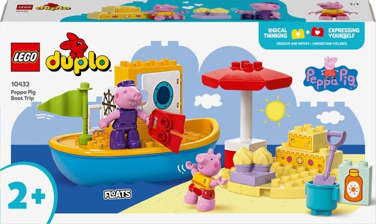 LEGO DUPLO, Peppa i rejs łodzią, 10432