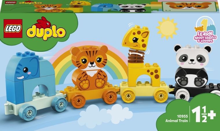 LEGO DUPLO, Pociąg ze zwierzątkami, 10955