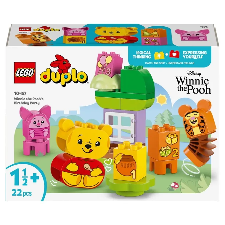 LEGO DUPLO, Przyjęcie urodzinowe Kubusia Puchatka, 10457
