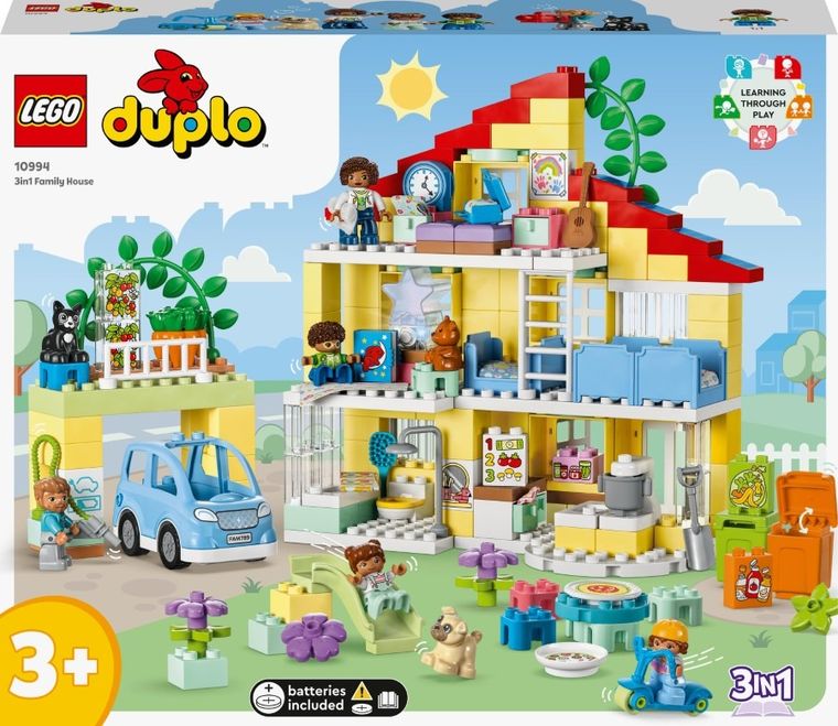 LEGO DUPLO Town, Dom rodzinny 3 w 1, 10994