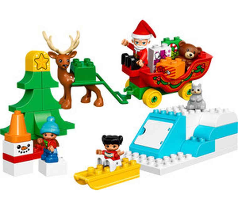 LEGO DUPLO, Zimowe ferie Świętego Mikołaja, 10837