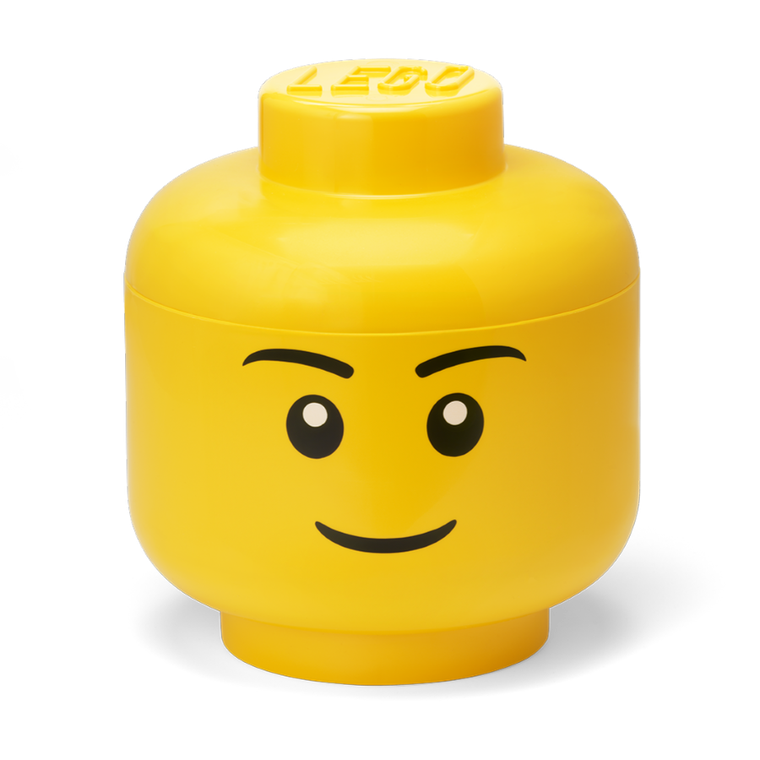 LEGO, duża głowa, chłopiec, pojemnik do przechowywania, rozmiar L
