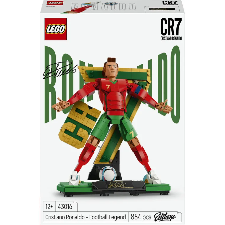LEGO Editions, Cristiano Ronaldo - piłkarska legenda, 43016
