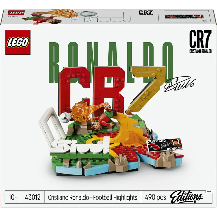 LEGO Editions, Cristiano Ronaldo - piłkarskie momenty, 43012