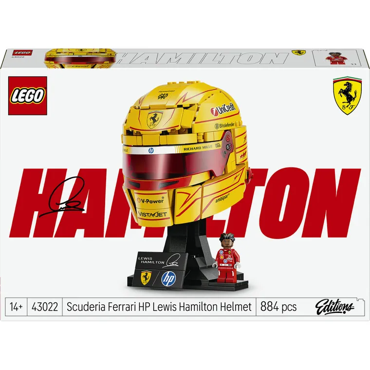 LEGO Editions, Kask Lewis Hamilton Scuderia Ferrari HP, 43022