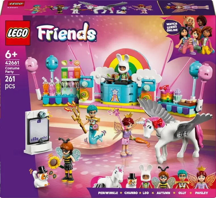 LEGO Friends, Bal przebierańców z jednorożcem i wróżką, 42661