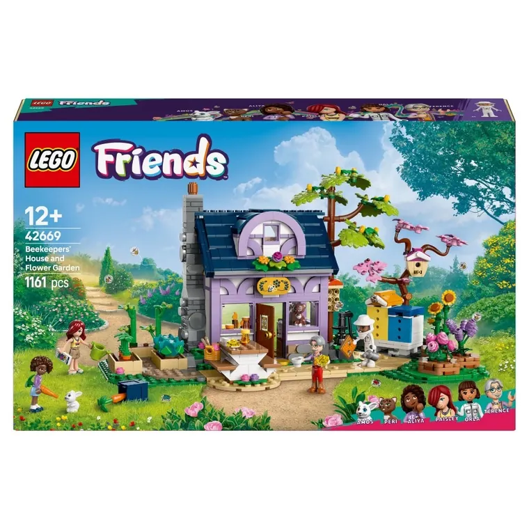 LEGO Friends, Dom pszczelarzy i kwiatowy ogród, 42669