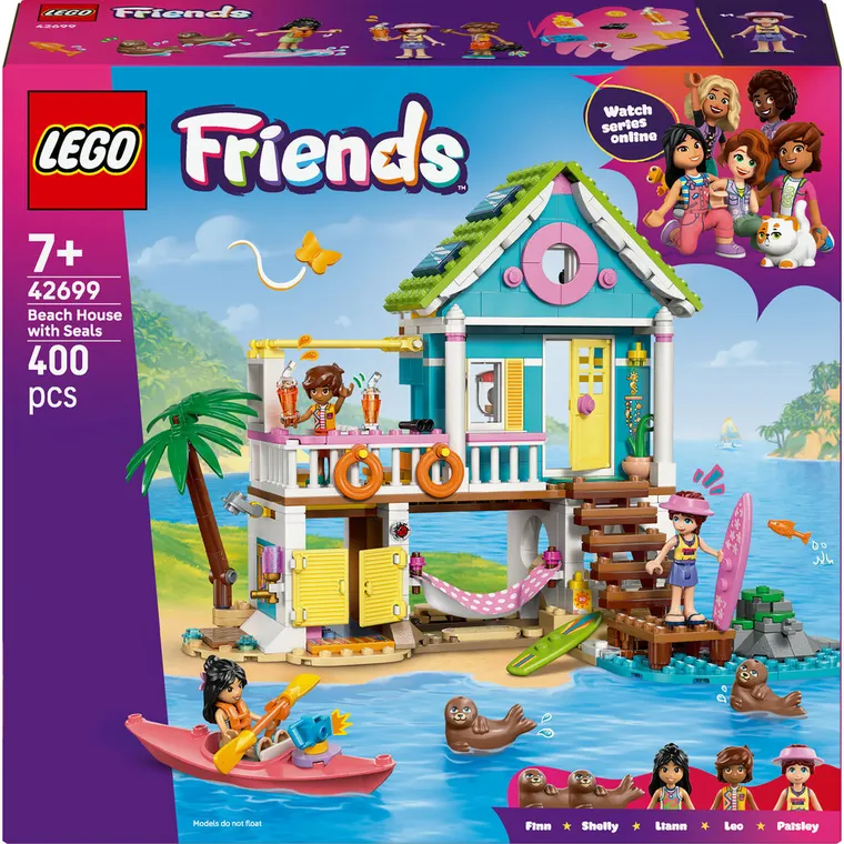 LEGO Friends, Domek na plaży z fokami, 42699