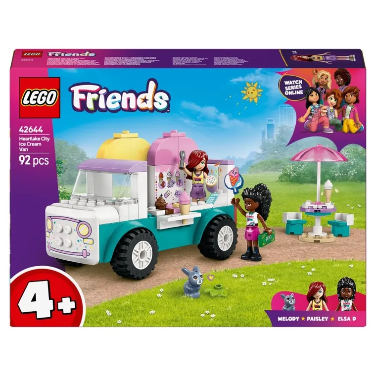 LEGO Friends, Furgonetka z lodami w mieście Heartlake, 42644