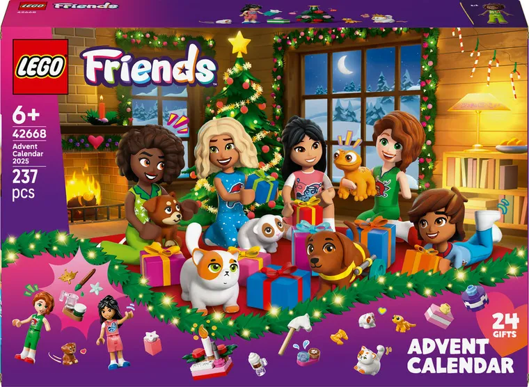 LEGO Friends, Kalendarz adwentowy na 2025 rok, 42668