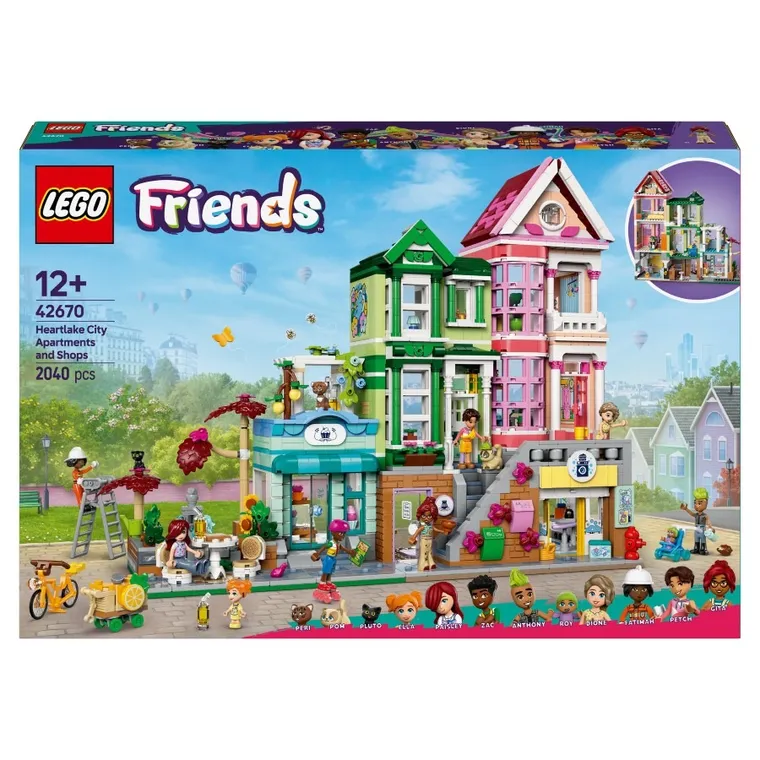 LEGO Friends, Mieszkania i sklepy w mieście Heartlake, 42670