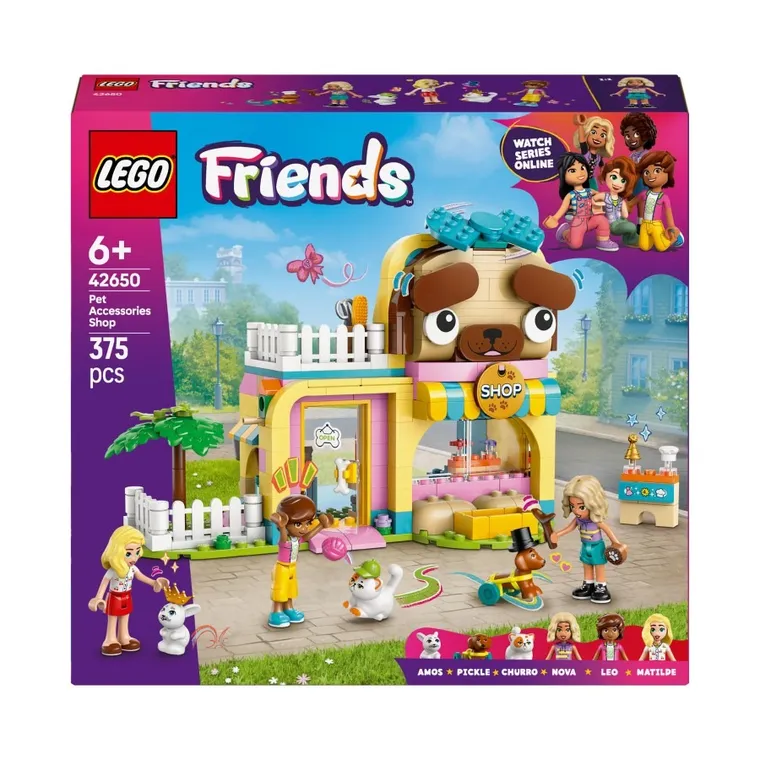 LEGO Friends, Sklep z akcesoriami dla zwierząt, 42650