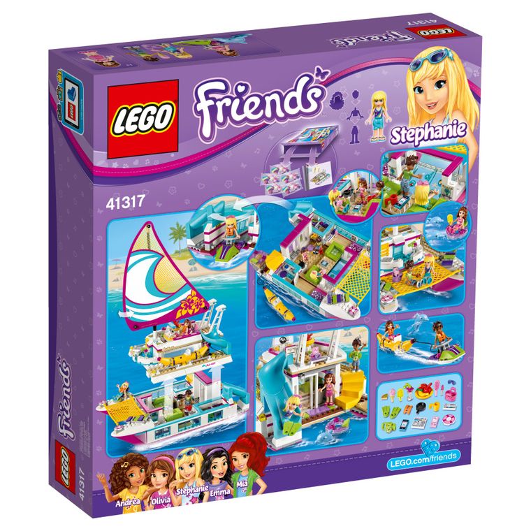 LEGO Friends, Słoneczny katamaran, 41317