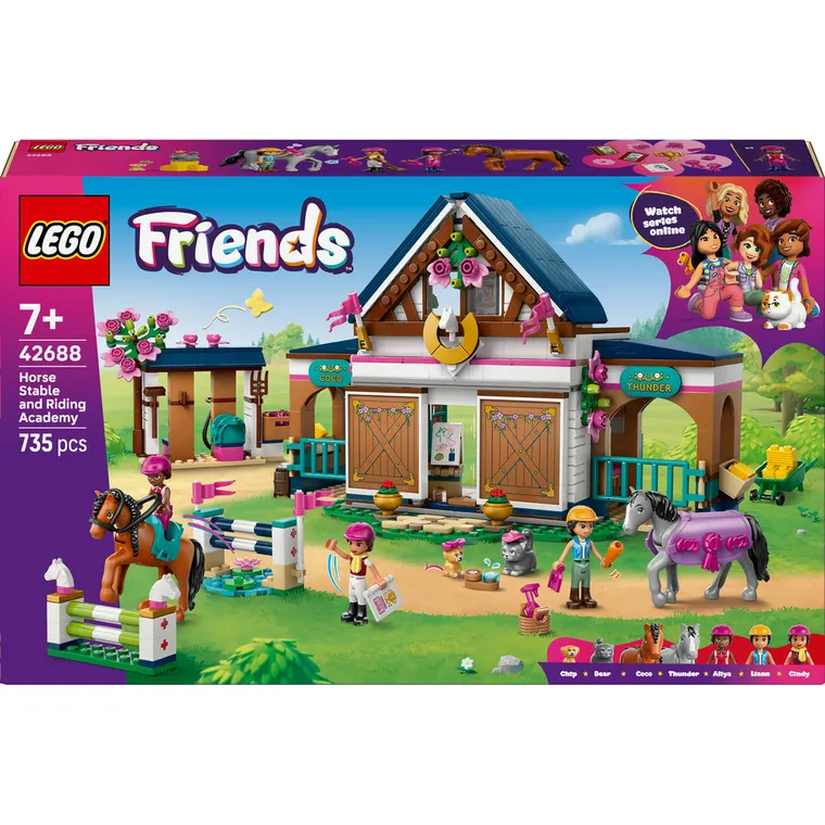 LEGO Friends, Stadnina i szkółka jeździecka, 42688
