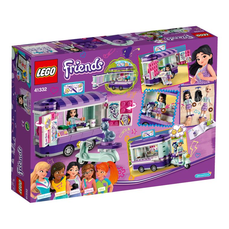 LEGO Friends, Stoisko z rysunkami Emmy, 41332