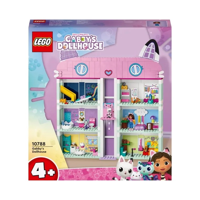 LEGO Gabby's Dollhouse, Koci domek Gabi, 10788