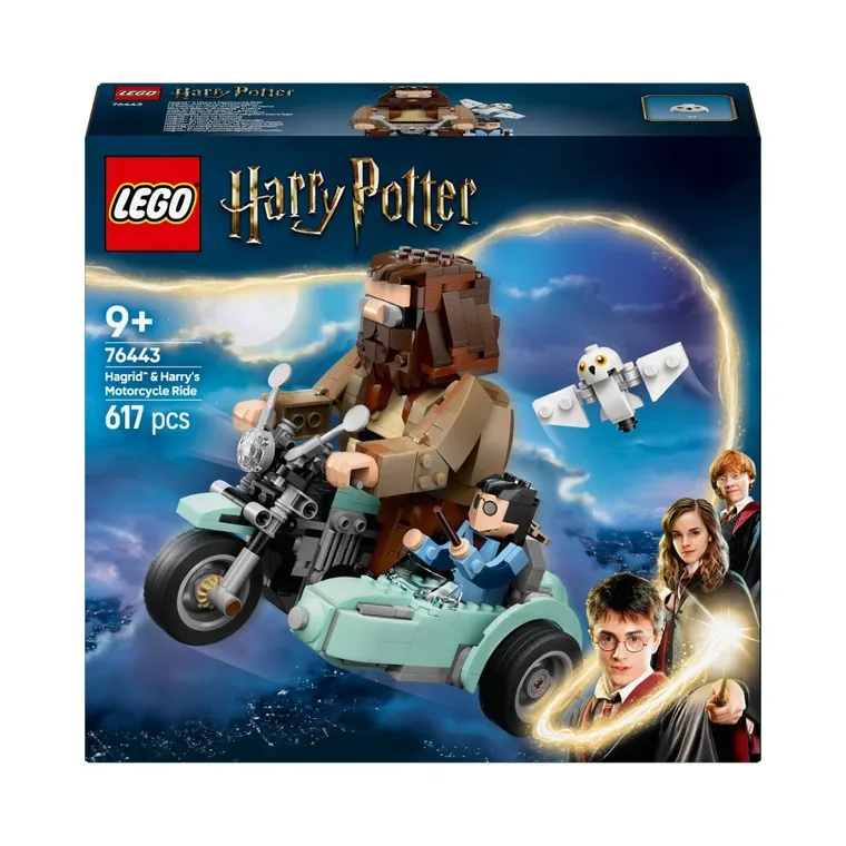 LEGO Harry Potter, Przejażdżka motocyklowa Hagrida i Harry’ego, 76443