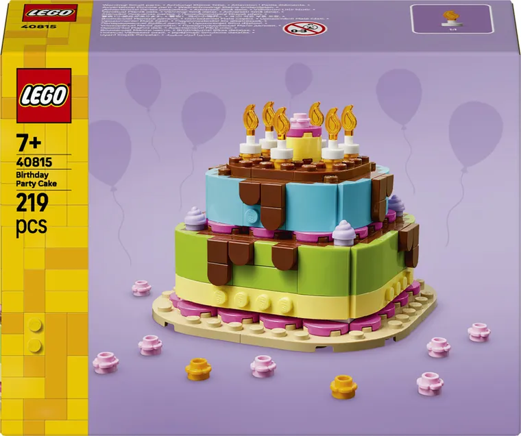 LEGO Iconic, Tort na przyjęcie urodzinowe, 40815