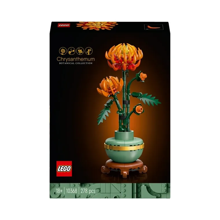 LEGO Icons, Chryzantema, 10368