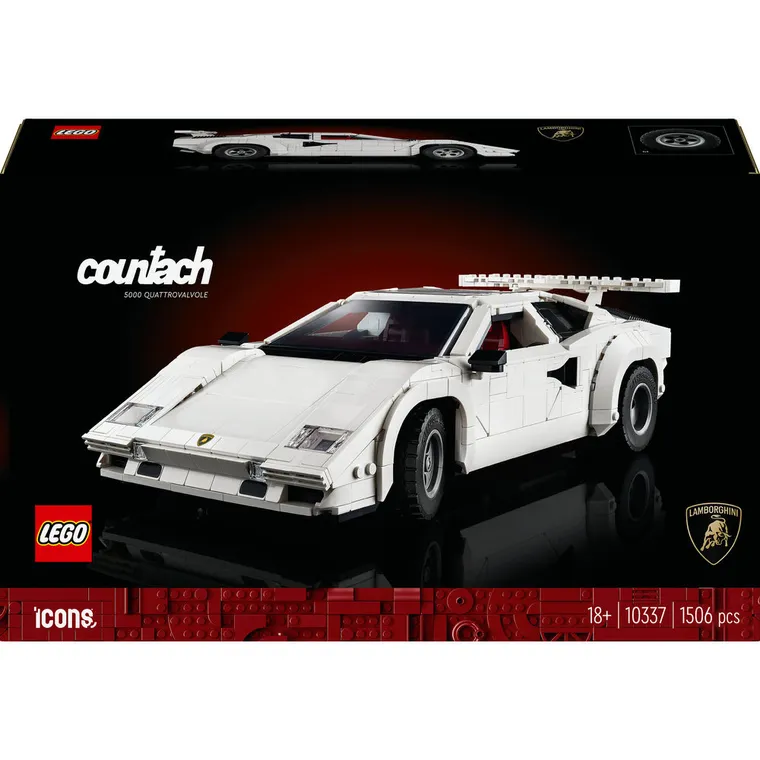 LEGO Icons, Lamborghini Countach 5000 Quattrovalvole, 10337