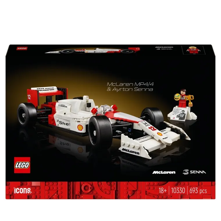 LEGO Icons, McLaren MP4/4 i Ayrton Senna, 10330