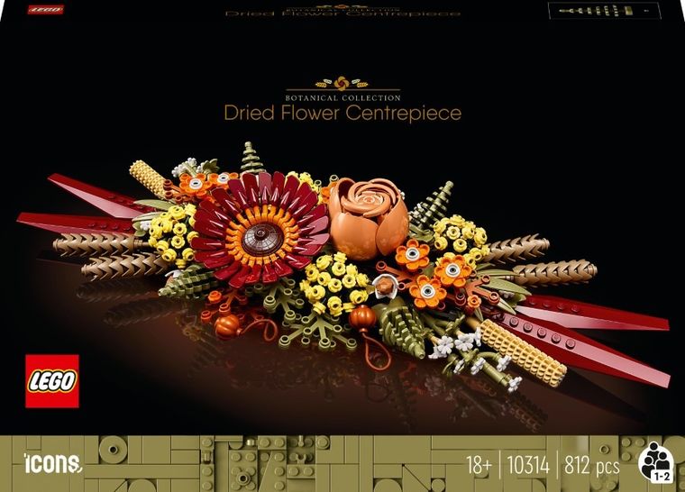 LEGO Icons, Stroik z suszonych kwiatów, 10314