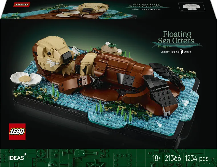 LEGO Ideas, Pływające wydry, 21366