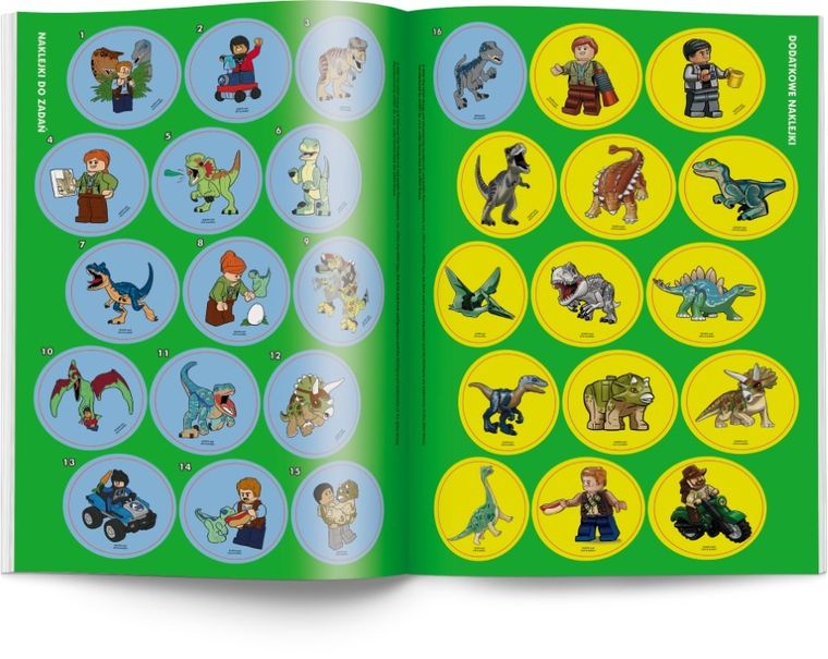 LEGO Jurassic World. Kolorowanka z naklejkami