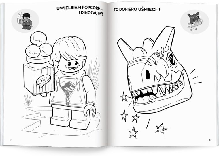 LEGO Jurassic World. Kolorowanka z naklejkami