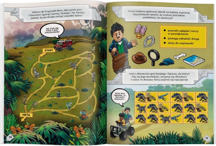 LEGO Jurassic World. Raptory uciekają