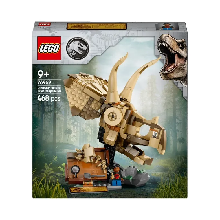 LEGO Jurassic World, Szkielety dinozaurów: czaszka triceratopsa, 76969