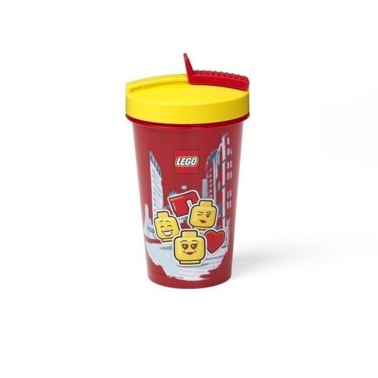 LEGO, Kubek ze słomką - Girl
