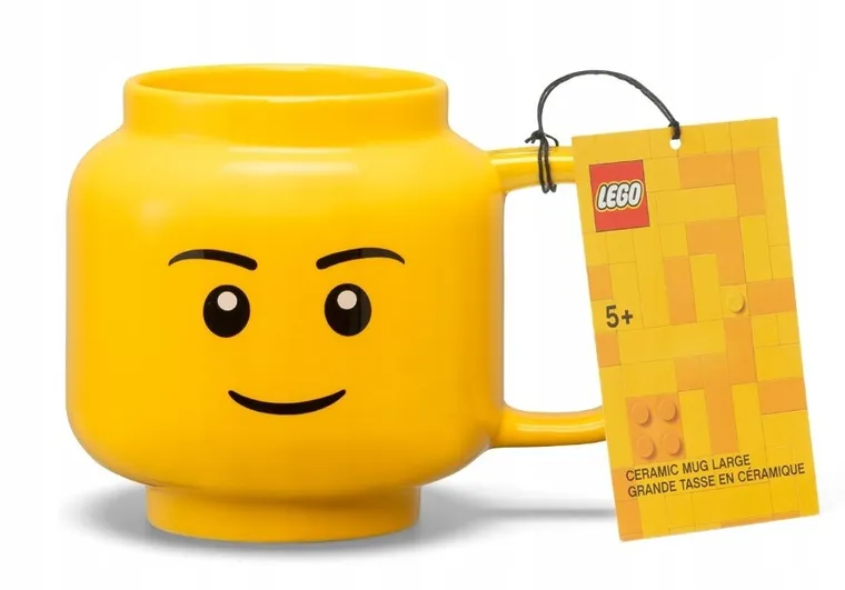 LEGO, mała głowa, kubek ceramiczny, chłopiec, 255 ml