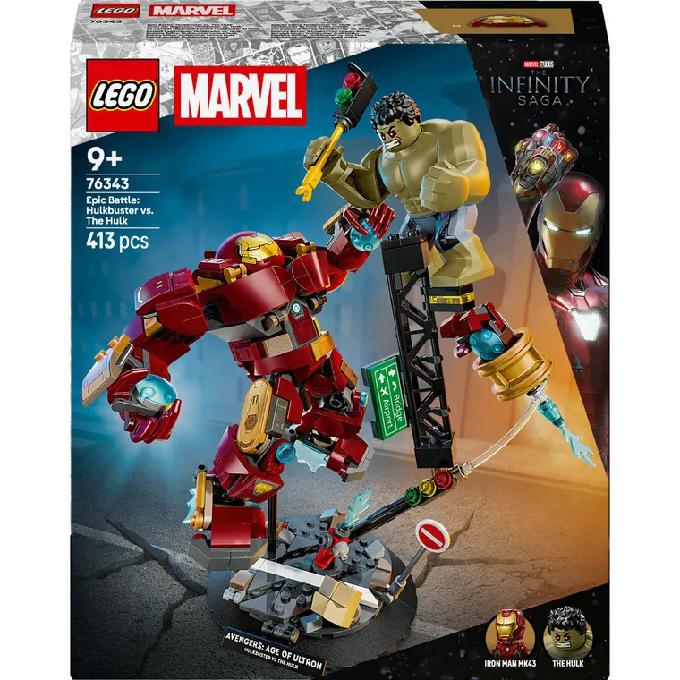LEGO Marvel, Epicka bitwa: Hulkbuster kontra Hulk, 76343