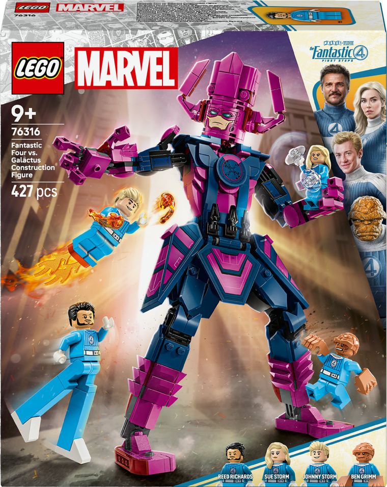 LEGO Marvel, Figurka Fantastycznej Czwórki kontra Galactus, 76316