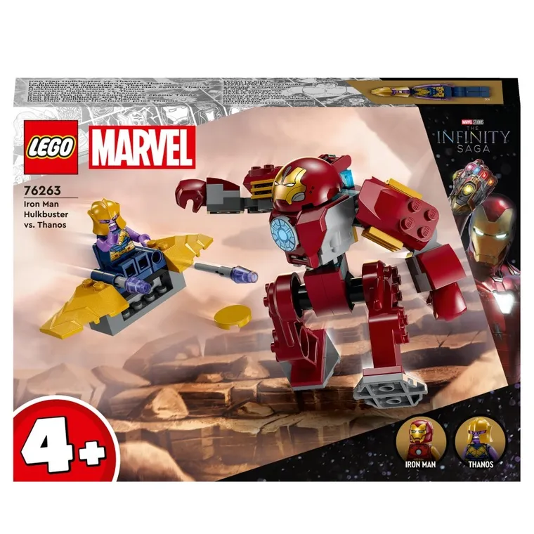LEGO Marvel, Hulkbuster Iron Mana vs. Thanos, 76263