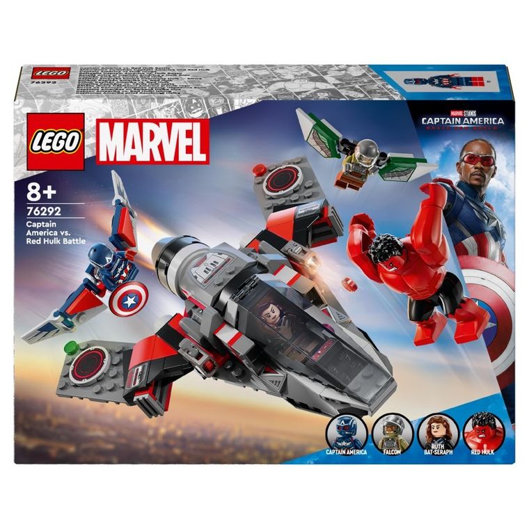 LEGO Marvel, Kapitan Ameryka kontra Czerwony Hulk - bitwa, 76292