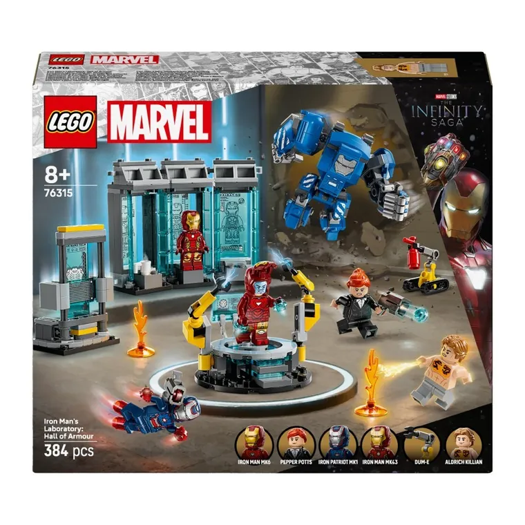 LEGO Marvel, Laboratorium Iron Mana: Zbrojownia, 76315